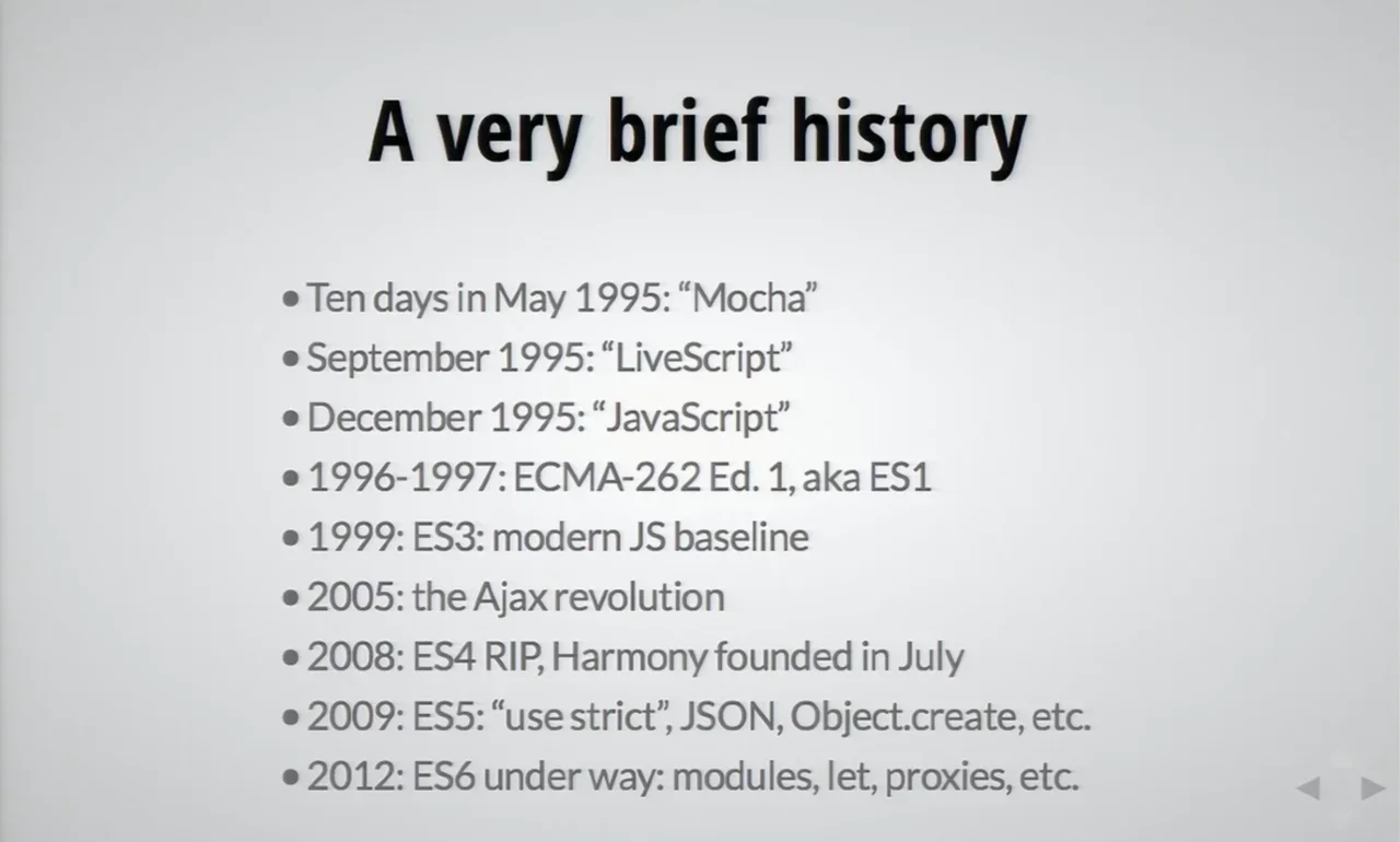 История многочисленных наименований JavaScript: краткая версия от Айка