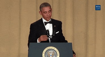 Барак Обама дропает микрофон